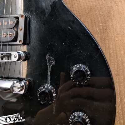 Gibson The Paul II Singlecut Electric Guitar Black 1996 w/ HSC image 9