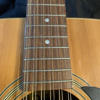1960’s-1970’s Dallas WT-100  Made in Japan 12 string acoustic guitar (RARE)- Natural image 8