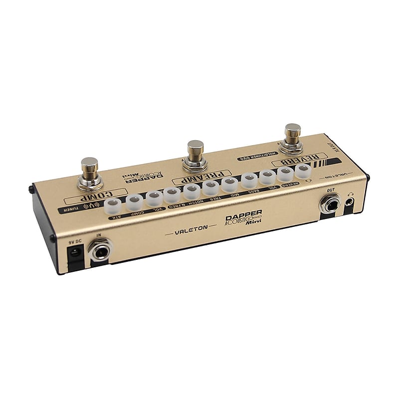 Valeton Dapper Acoustic Mini Acoustic Guitar Preamp Reverb