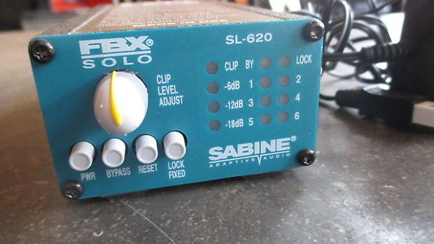 Sabine SL-620 FBX Solo Feedback Exterminator with 1/4