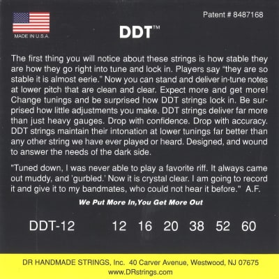DR Strings DDT Drop Down Extra Heavy Electric Guitar Strings (DDT-12) image 3