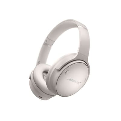 Bose QuietComfort Headphones Noise Cancelling Over-Ear Wireless Bluetooth  Earphones, White Smoke 