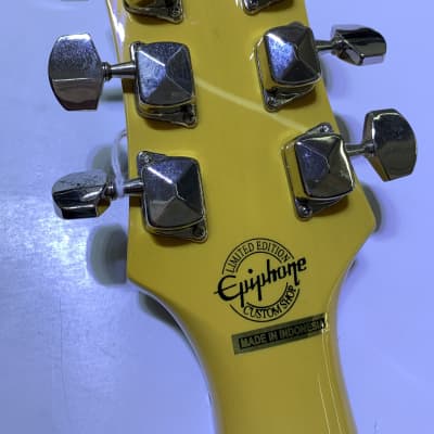 Epiphone Junior Glossy Yellow Electric Guitar image 15