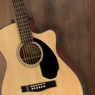 Fender CC-60SCE Concert 6-String Acoustic Guitar (Natural) image 8
