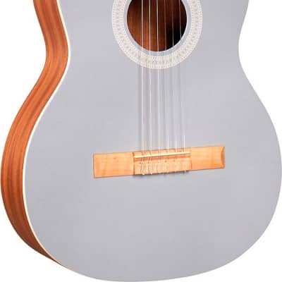 Cordoba Protege C1 Matiz Classical Guitar, Pale Sky w/ Gig Bag image 2