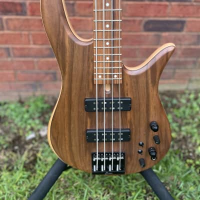 Fodera Monarch Walnut Bass Guitar for sale
