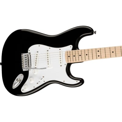 Squier Affinity Series Stratocaster Electric Guitar, Maple Fingerboard, Black image 6