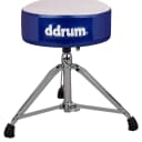 DDRUM Mercury Fat Drum THRONE in White / Blue - STOOL - CHAIR - Percussion