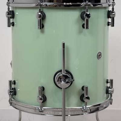 Sonor 18/12/14" SQ2 Vintage Maple Drum Set - High Gloss Pastel Green image 17