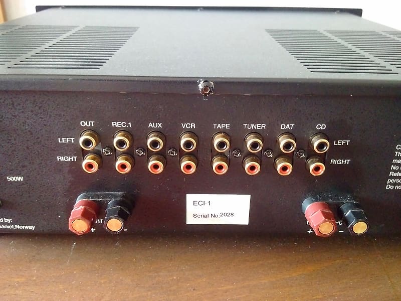 Electrocompaniet ECI 1 Dual Mono A Class Amplifier