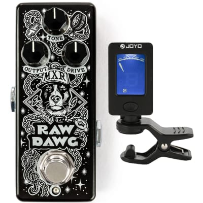MXR EG74 Raw Dawg Overdrive Effects Pedal with Free Clip-On Chromatic Tuner image 1
