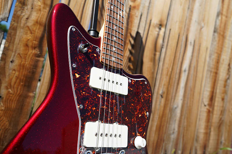 ギター G&L USA Doheny G&L USA Doheny Turquoise Metal Flake Guitar & Case #6225