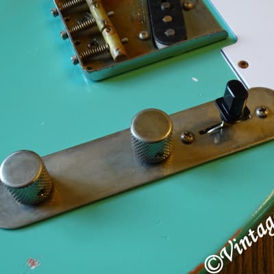 aged RELIC nitro Telecaster ALDER loaded body Seafoam Green Fender '64 Pickups bridge image 4