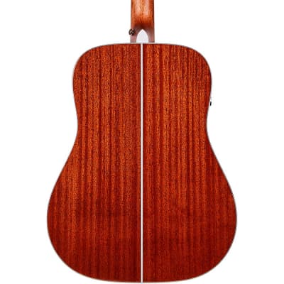 D'Angelico Premier Series Lexington Dreadnought Acoustic-Electric Guitar Vintage Natural image 2
