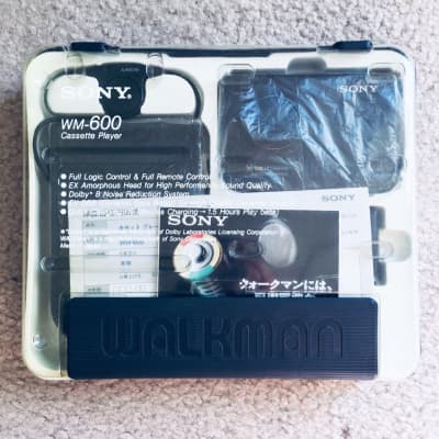 [RARE FULL SET] Sony WM600 Walkman Cassette Player, TOP SHAPE, Working ! image 14