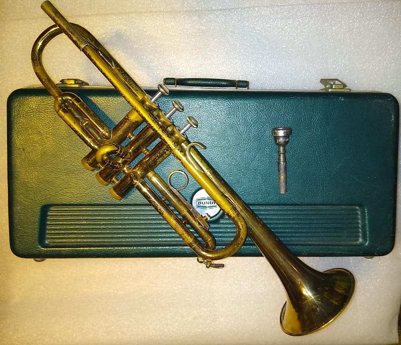 Selmer Bundy Brass Trumpet, USA, With Case