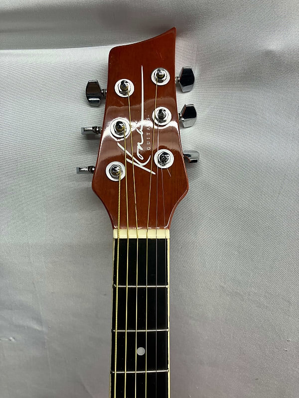 Thinline Cutaway Acoustic Electric Guitar with Gig Bag - Right