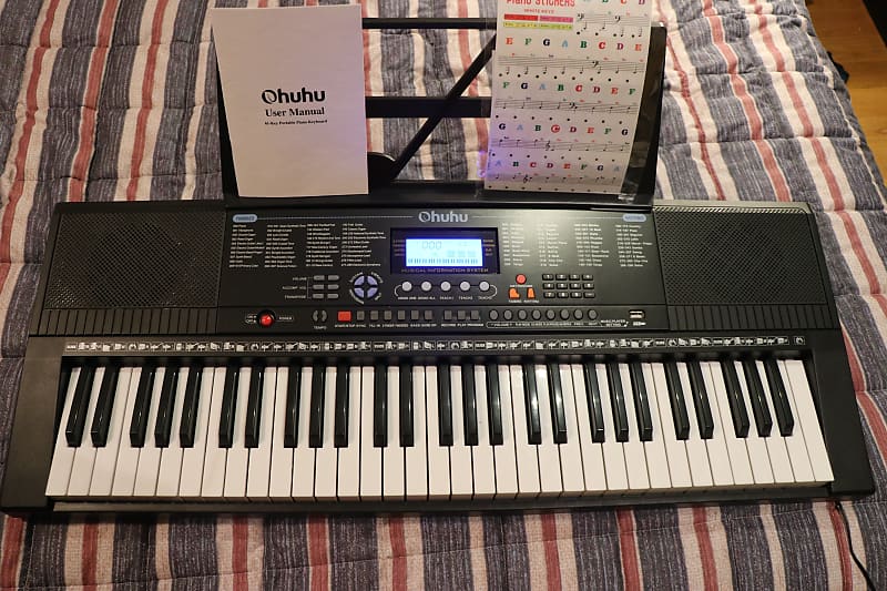 Ohuhu Digital Piano Keyboard 61 Keys Reverb