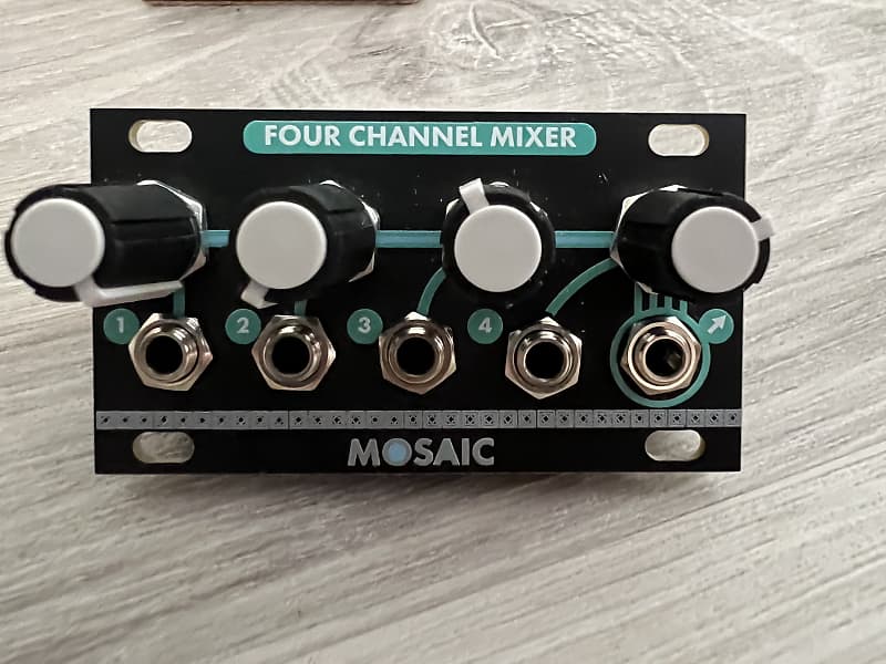 Mosaic Four Channel Mixer 1U Black