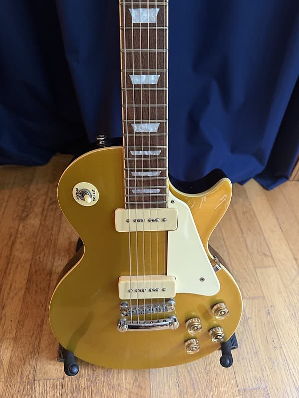 ギター Epiphone Les Paul 56 Gold Top Epiphone Les Paul '56 Goldtop - Metallic Gold | Sweetwater
