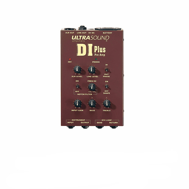 Dean Markley UltraSound DI Plus Preamp Direct Box image 1