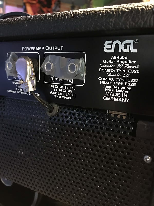 ENGL Thunder 50 E320 Reverb 2007 Black