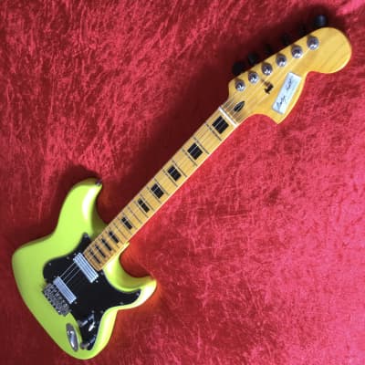 Martyn Scott Instruments Custom Built Partscaster Guitar in Matt Neon Yellow image 18