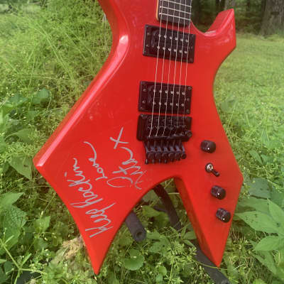 B.C. Rich Warlock 80’s NJ Autographed by Lita Ford! image 2