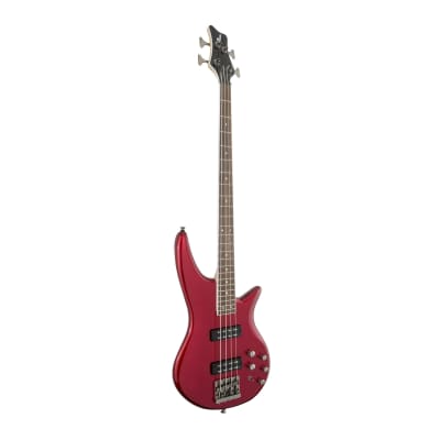 Jackson JS Series Spectra Bass JS3 4-String Electric Bass Guitar with Laurel Fingerboard (Right-handed, Metallic Red) image 4