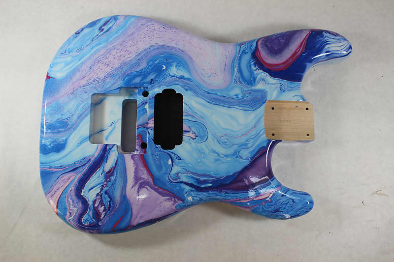 Multi color Player grade Maple Hxx guitar body - fits Fender Strat Stratocaster neck Floyd Rose J1569 image 1