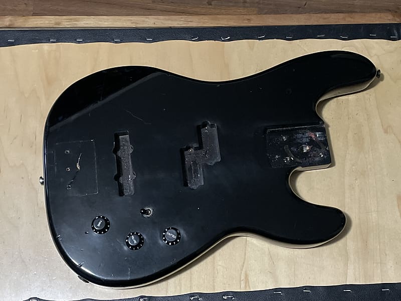 1980's Overseas Kramer 4 String Electric Bass Guitar Semi Loaded Body image 1