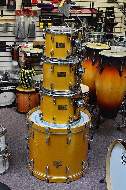 Pearl MMX 4 ply Maple Shell Pack 2000 Antique Gold Lacquer | Reverb