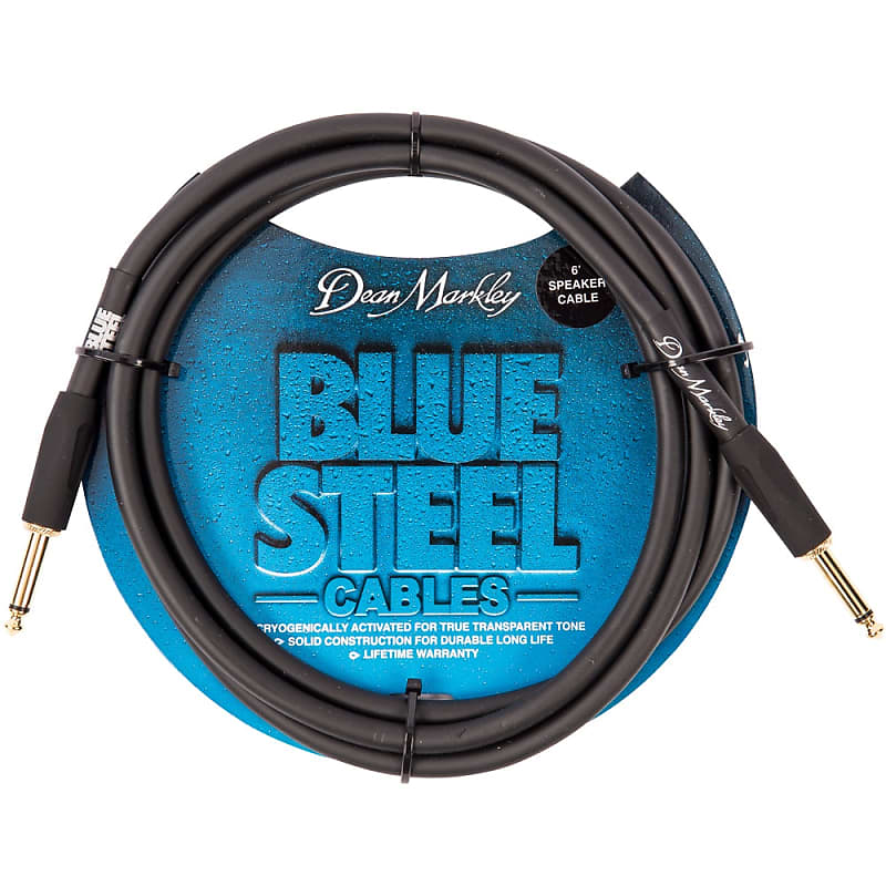 Dean Markley Blue Steel Speaker Cable 6ft Reverb