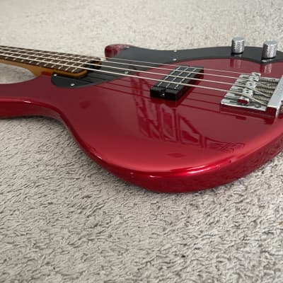 Fender Modern Player Dimension Bass 2014 MIC Candy Apple Red 4-String Guitar image 4