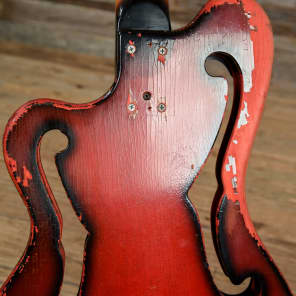 Ampeg AEB-1 Fretted Bass Redburst 1960s image 10