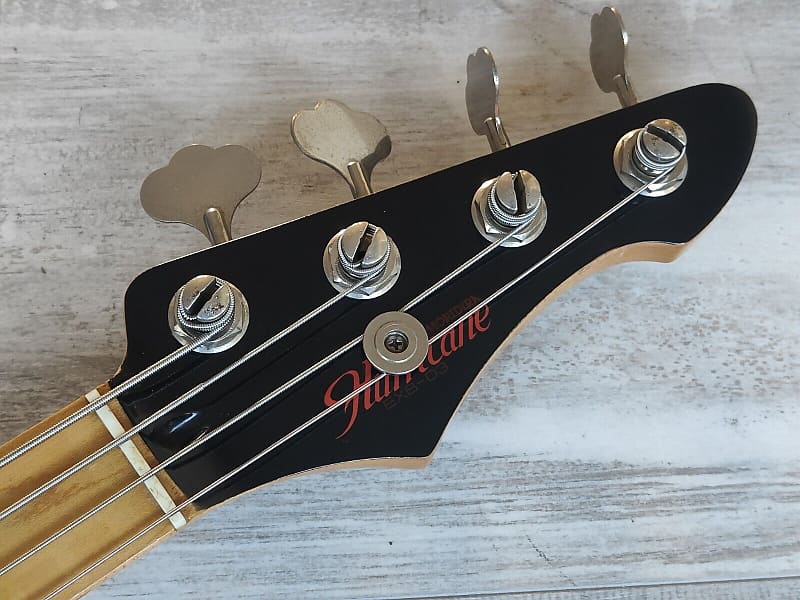 Electric Guitar Hurricane by Morris MSS-3M Black 80s Vintage