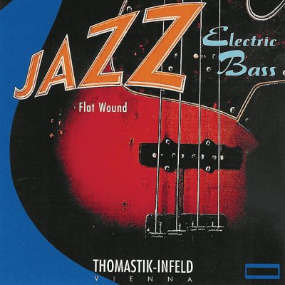 Thomastik-Infeld JF324 Jazz Flat Wound Roundcore Bass Guitar String Set - (.43 - .106)