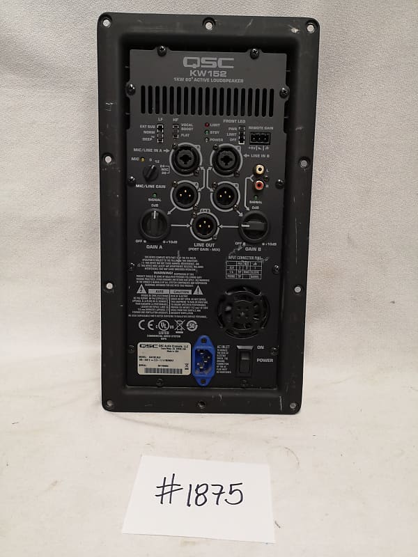 QSC KW152 Power Amp Module 1875 Great Working Condition Reverb