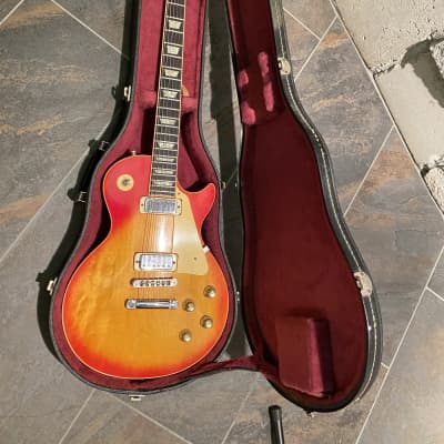 Gibson  1977 Les Paul Deluxe 1977 Cherry Sunburst image 11