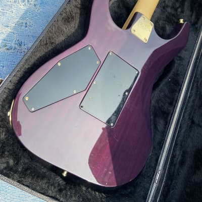 ESP Horizon 1992 Custom Shop Purple Quilt Top Gold Floyd Rose DiMarzio MIJ Japan Super S image 7