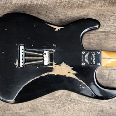 MyDream Stratocaster Custom Built -Heavy Relic Black CBS Hepcat 69 image 3