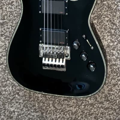 Schecter Hellraiser hell easier  electric  guitar Floyd rose emg pickups Black image 1