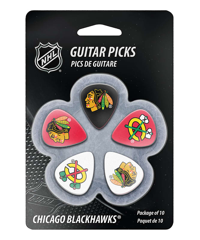 Woodrow Chicago Blackhawks Guitar Picks image 1