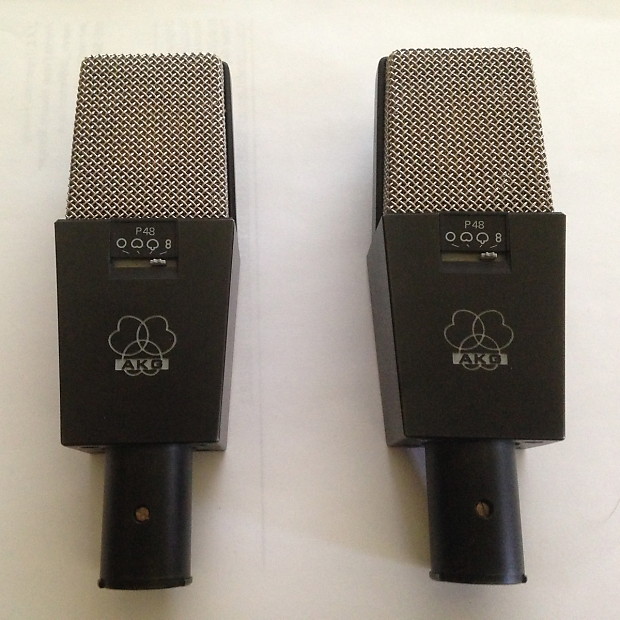 訳あってお買い得！30～80％OFF C414EB AKG P48 Italia Reverb | (pair) silver/black 1980 配信機器・PA機器・レコーディング機器