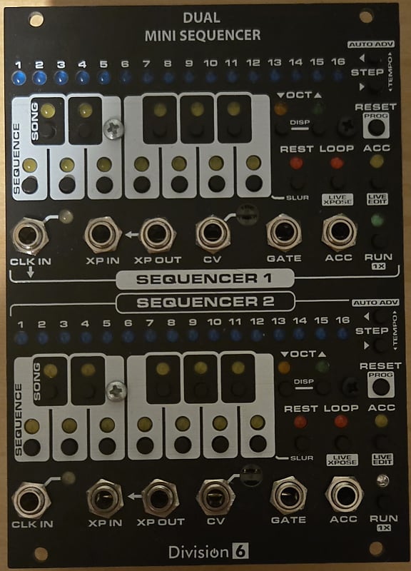 Division 6 Dual Mini Sequencer
