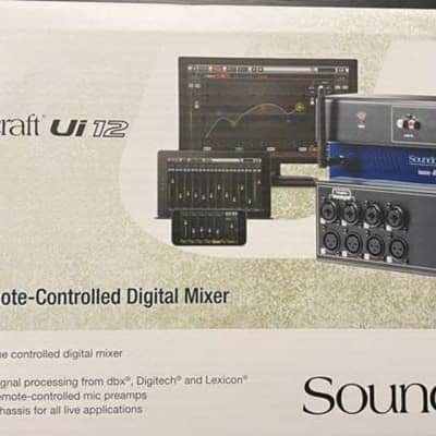 Soundcraft Digital Mixer Ui12 Soundcraft Ui12 12 Channel Remote