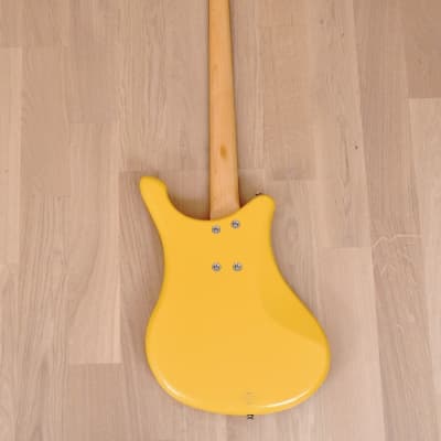2012 Yamaha SBV-500 Flying Samurai Bass Guitar Vintage Yellow Near Mint w/ Hangtags image 3