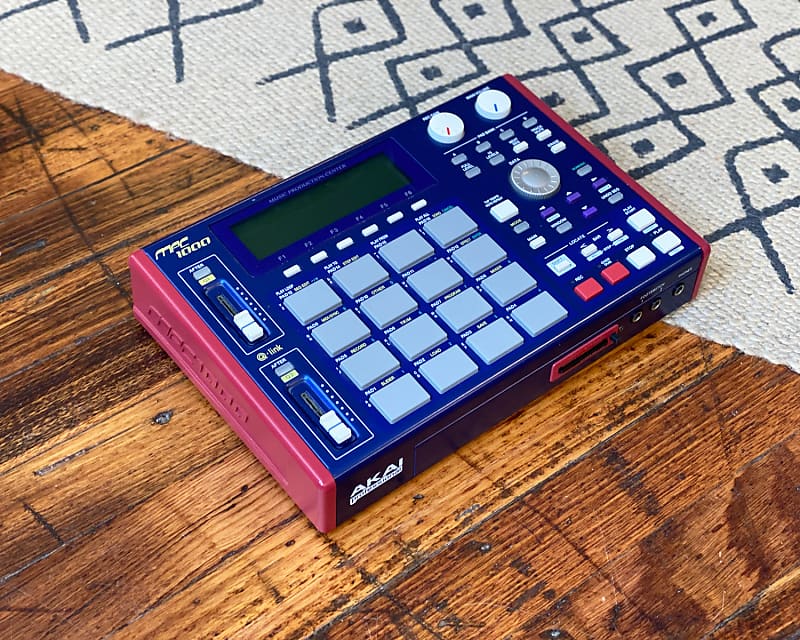 Akai MPC1000 MIDI Production Center - Blue & Red | Reverb