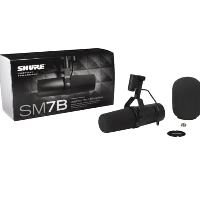 Shure SM7B Vocal for broadcast, podcast or recording Dynamic Cardioid Microphone image 1