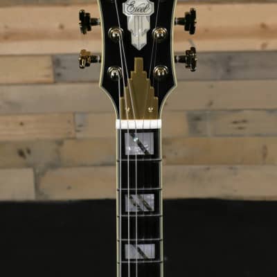 D'Angelico Excel Mini DC Hollowbody Guitar Black Dog w/ Case image 6